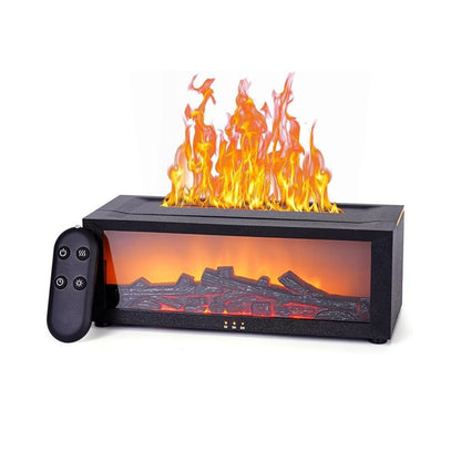 LED Flame Diffuser with Remote and Auto-Off Timer